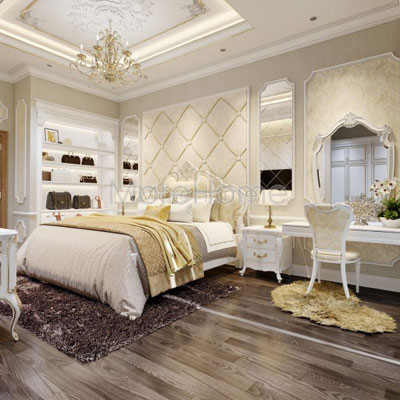  Thiết kế phòng ngủ cho biệt thự Tên Lửa
