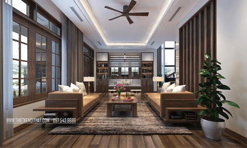 Thi công nội thất gỗ tự nhiên cao cấp