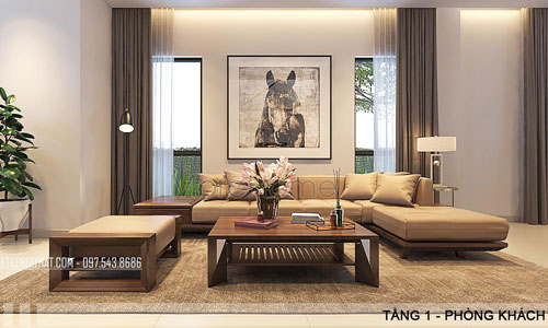 Thi công nội thất gỗ tự nhiên cao cấp