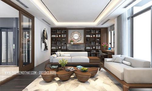 Thi công nội thất gỗ tự nhiên cao cấp