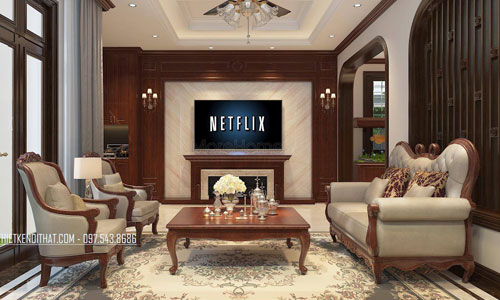 Thi công nội thất gỗ tự nhiên cao cấp