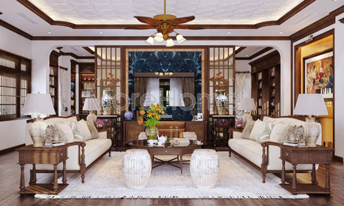 Thi công nội thất gỗ tự nhiên cao cấp