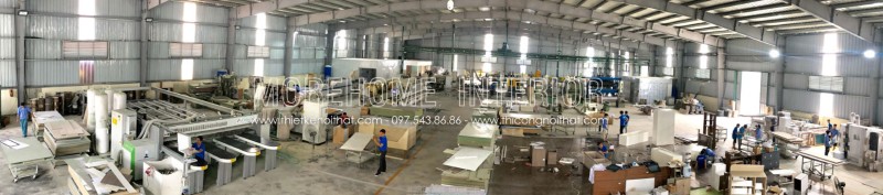 Xưởng sản xuất đồ nội thất gỗ công nghiệp